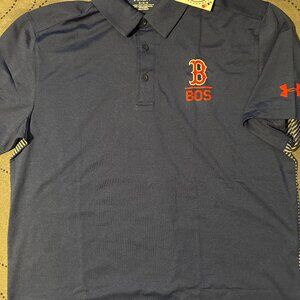 UNDER ARMOUR BOSTON RED SOX MLB BASEBALL GOLF POLO SIZE XL L M MEN NWT $65.00